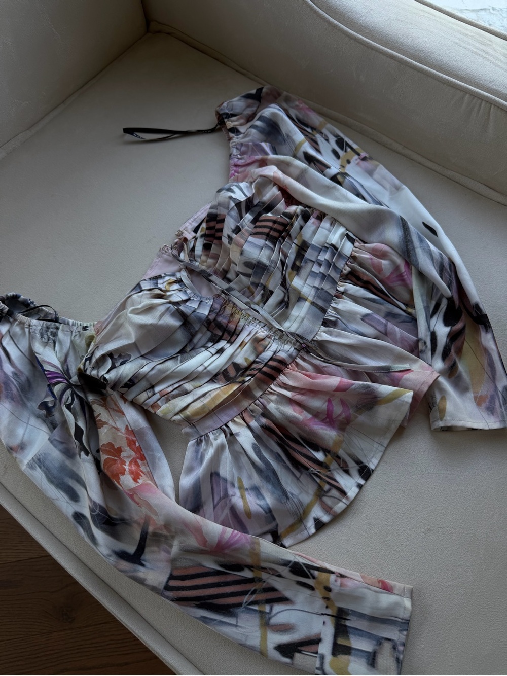 Marciano Multi-Color Off-Shoulder Blouse